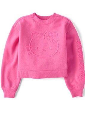 The Children’s Place x Hello Kitty Embroidered Premium Sweatshirt - Pink, XS (4)